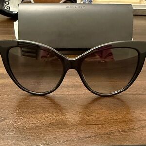 Yves Saint Laurent Glossy Black Cat-Eye Sunglasses